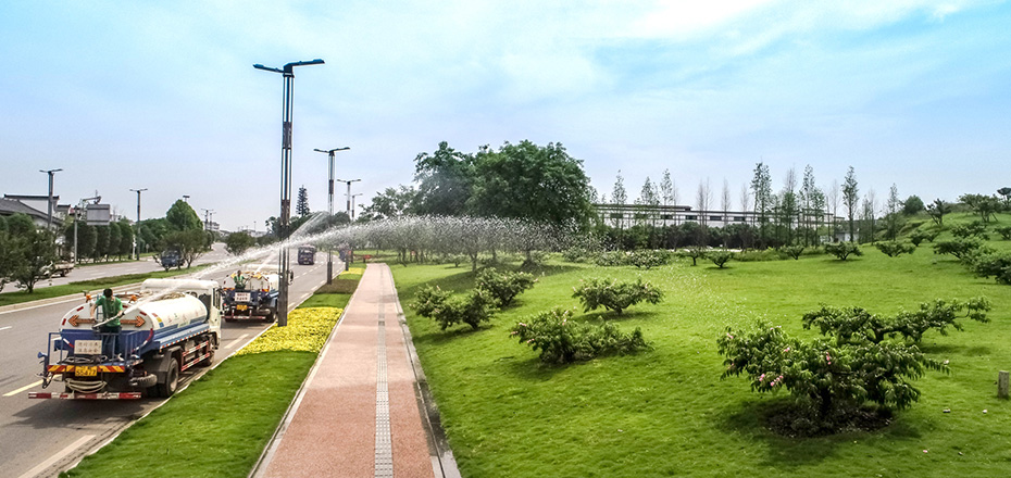 金沙bjs线路检测中心园林绿化维护